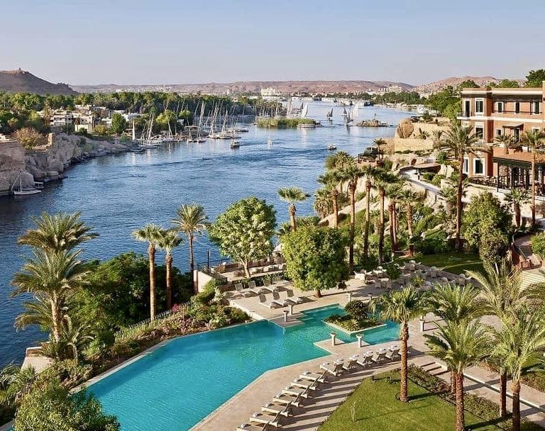 Luxurious Aswan hotel rooms with Nile views